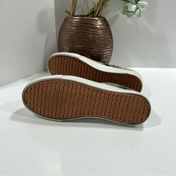 Restricted Plaid Slip On Sneakers sz 6.5 Platform # 7-J - Picture 7 of 7